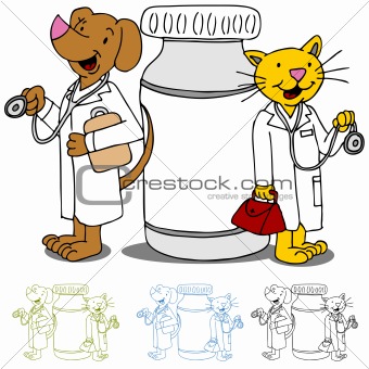 Pet Doctors with Medication