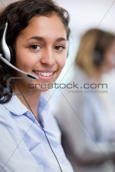 Portrait of a customer assistant