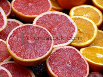 grapefruit and orange backroung 