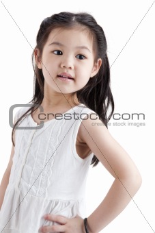 Little Asian girl