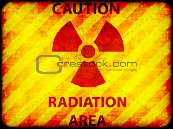 Grunge radiation warning