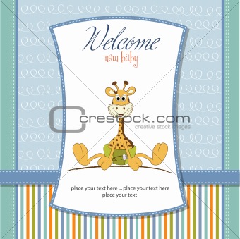 new baby announcement card