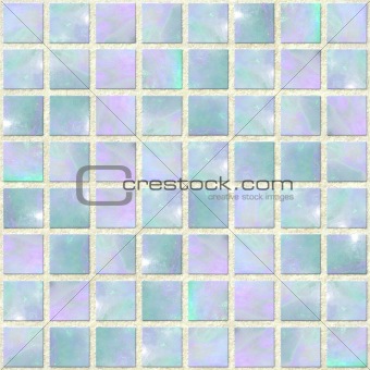 Blue Opal Mosaic Seamles