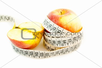 natural diet with apple