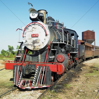 tourist train Valle de Los Ingenios, Trinidad, Sancti Spiritus Province, Cuba