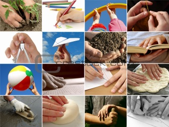human hands collection