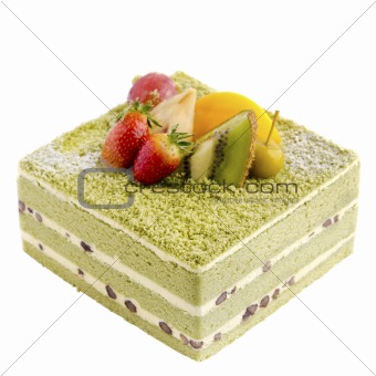 Japanese Macha Cake