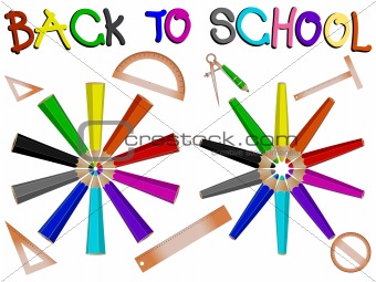 pencils school banner