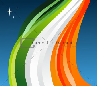 Ireland flag illustration