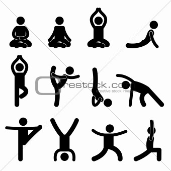 Yoga Meditation Exercise Stretching