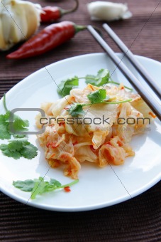 Korean food  Kimchi traditional salad