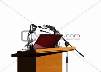 Seminar speech podium