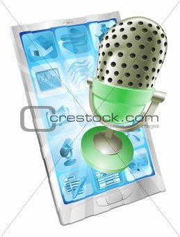 Microphone phone app concept