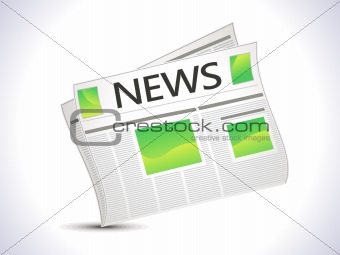 abstract news paper icon