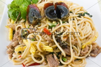 Thai spicy food noodle