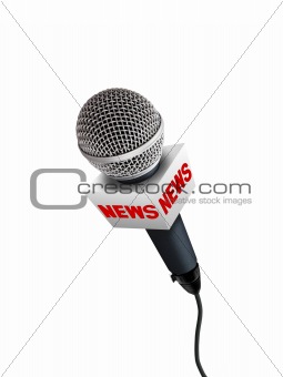 news microphones