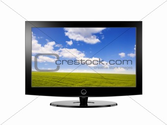 Modern widescreen TV
