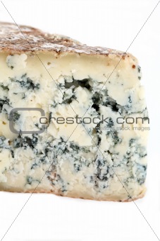 Slice of french musty cheese