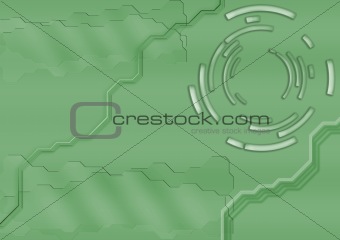 abstract tech green backdrop