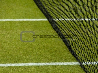 Lawn tennis court
