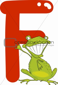 F for frog