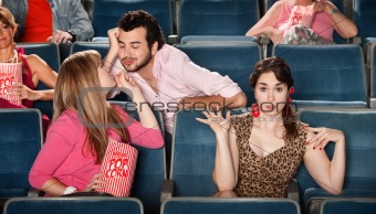 Flirting in The Theater