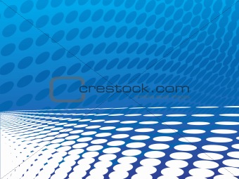 vector illustration of wave effect theme in blue