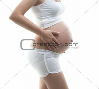 Seven months pregnancy