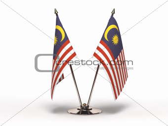Miniature Flag of Malaysia (Isolated)