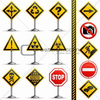 Collection Road Signs