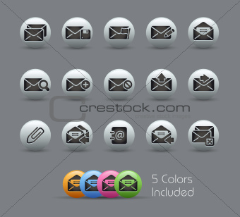 E-mail Icons // Pearly Serie