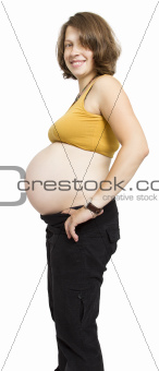 pregnant young woman