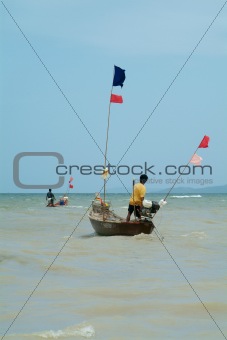 Fishing-boats in Thailand