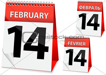 icon calendar Valentine's Day