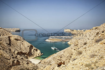 Oman coast landscape