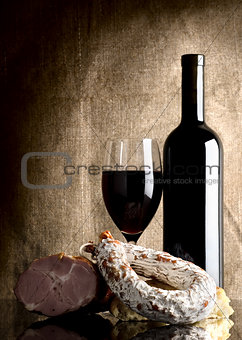 Wine and meat products