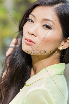 Beautiful Chinese Asian Young Woman Girl