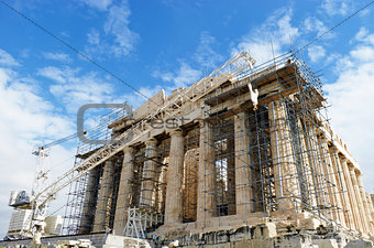 Pantheon under construction