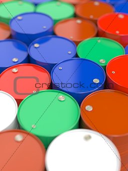 Oil Barrels.