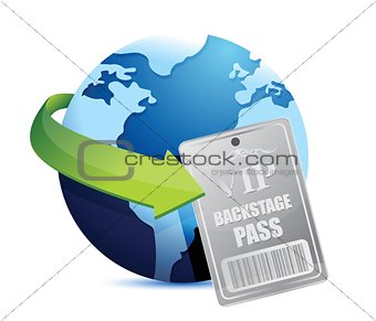 international global Backstage pass vip