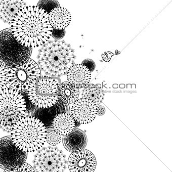 floral graphic background