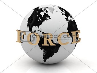 FORCE abstraction inscription around earth 