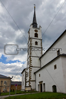 Church in Frymburk, Czech Republic.