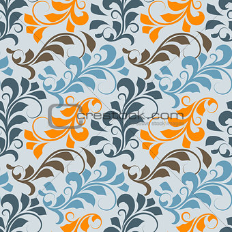 Vector seamless floral  pattern