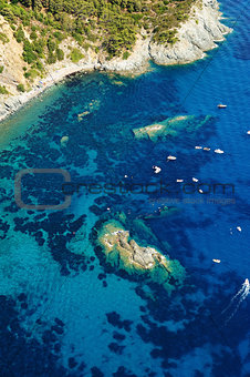 Isola d'Elba-Pomonte & shipwreck