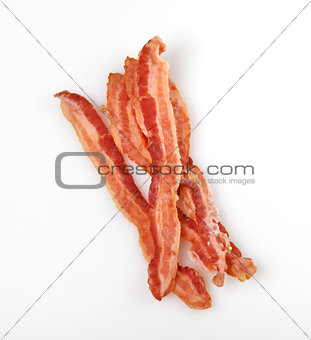 Strips Of Fried Bacon