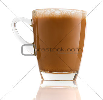 Teh Tarik , milk tea that is very popular in malaysia with morni