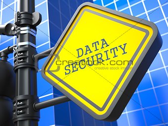Secure Concept. Data Security Waymark.