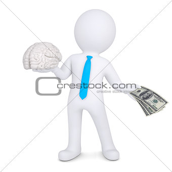 3d man changes the brain for money