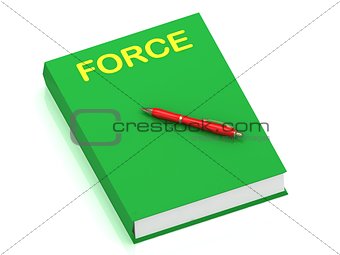 FORCE inscription on cover book 